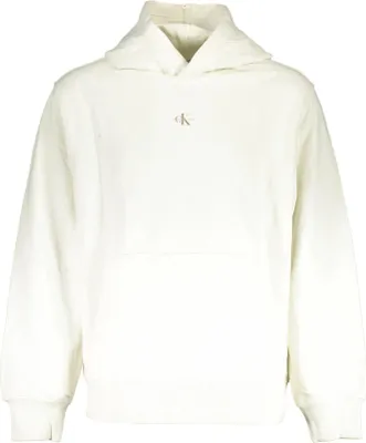 Produktbild von Weißen Herren Hoodie mit Kängurutasche und Logo – Stilvoll & Bequem