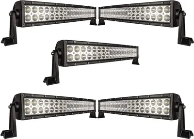 Produktbild von Greenmigo 5 X 120W Led Arbeitsscheinwerfer Light Bar Arbeitslicht Flood Zusatzscheinwerfer 60 Grad Kaltweiß 6000-6500K 12-24V 10800lm Wasserdicht IP67