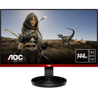 Zdjęcie produktu dla AOC 90 Series G2490VXA, 60,5 cm (23.8"), 1920 x 1080 px, Full HD, LED, 4 ms, Czarny, Czerwony