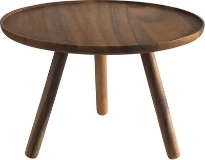 Produktbild von Buffetständer Buffetgestell ACACIA aus geöltem Akazienholz, wasserabweisend ØxH: 30,5 x 20 cm