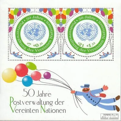 Produktbild von Briefmarken UNO - Wien 2001 Mi Block15 (kompl.Ausg.) postfrisch 50 Jahre Postverwaltung