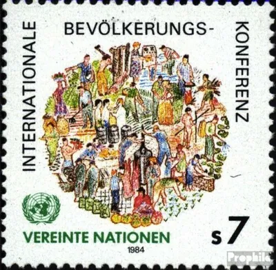 Produktbild von Briefmarken UNO - Wien 1984 Mi 38 (kompl.Ausg.) postfrisch Bevölkerungskonf.