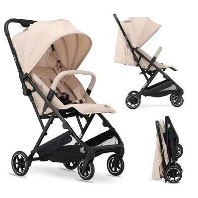 Obrázok produktu pre Deryan Easy Luxe Kočík - Ľahký a kompaktný - Skladací - Taupe