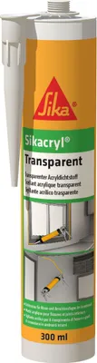 Obrázek produktu pro Sikacryl transparentní akrylový tmel 300ml