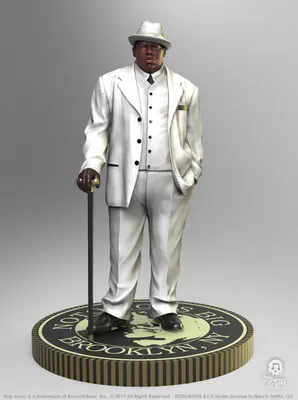 Produktbild von Knucklebonz The Notorious BIG Biggie Smalls Rap Iconz Statue 20 cm KBBIGGIE100