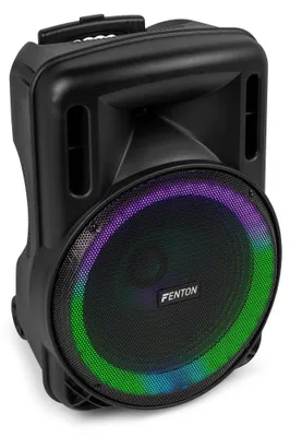 Image de Haut-parleur Bluetooth pour fêtes - 800W - Subwoofer de 15 pouces - Noir - Microphone sans fil