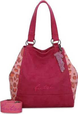 Image de Fritzi aus Preußen sac shopper sac à épaule Joy01 Vintage Mix Shopper Pink Brick framboise rose