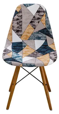 Image de Housses stretch pour chaises de salle à manger, style scandinave, lot de 4
