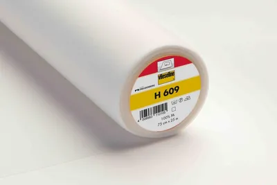 Produktbild von Oberstoffe Meterware Vlieseline H 609 für elast. weiß 75cm