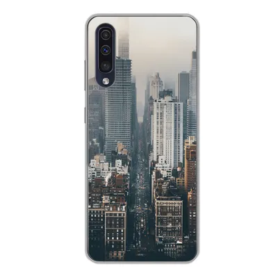 Produktbild von MuchoWow® Handyhülle Schutzhülle Hülle für Samsung Galaxy A50 Skyline von New York Silikon Softcase Handy Hülle - Mobiltelefonhülle