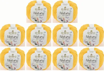 Zdjęcie produktu dla 10x DMC Natura Just Bawełna - miękki, matowy przędza w 100% bawełny czesanej, 302, (kolor N111)