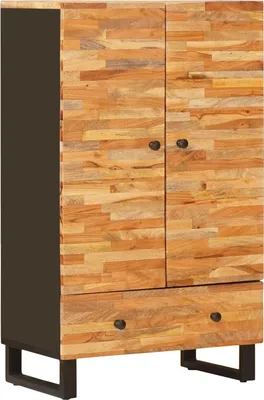 Produktbild von Aufbewahrung Highboard Braun 60 x 33 x 100 cm Massivholz Mango