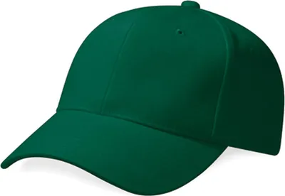 Produktbild von Beechfield B65 | Pro-Style Heavy Brushed Baumwolle Cap / Kappe / Mütze / Hut - Farbe: Forest Green - Größe: One Size