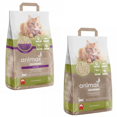 Produktbild von Klumpstreu Lavendel zerkleinert 7 Liter + Klumpstreu Classic zerkleinert 7 Liter Animax