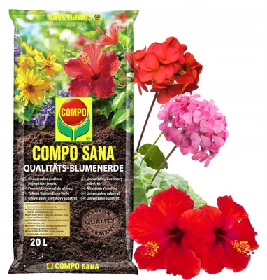 Image de Terreau universel 20 l - Haute qualité - Riche en éléments nutritifs - Pour le jardin et le balcon - Terreau pour fleurs - Terreau universel - Terreau pour plantes