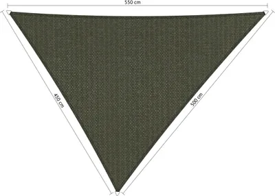 Immagine prodotto di SHADOW COMFORT 4,5 x 5 x 5,5 m Tenda da sole triangolare grigio intenso a lati irregolari