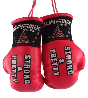 Produktbild von Dynamix Athletics Autospiegel Mini Boxhandschuhe Strong&Pretty Pink