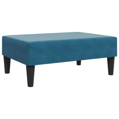Produktbild von Fußhocker Blau 77x55x31 cm Samt