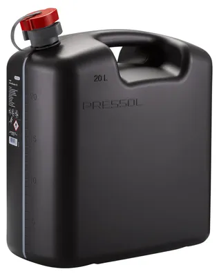 Image de Jerrycan universel en polyéthylène noir graduation 20L - PRESSOL - 21 147 NOIR