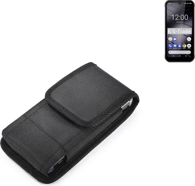 Produktbild von Holster Gürteltasche kompatibel mit Gigaset GX290 Holster Gürtel Tasche wasserabweisend Handy Hülle Schutz Hülle Outdoor schwarz K-S-Trade