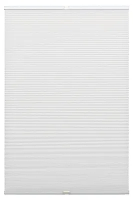 Plisségardine Honigwabe, thermo-verdunkelnd, weiß 60x130 cm