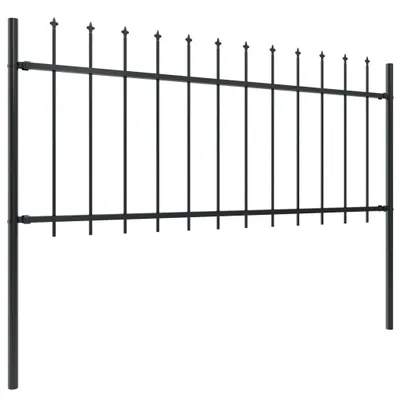 Produktbild von vidaXL Gartenzaun | Stahl | Stabil | Rechteckig | Modern