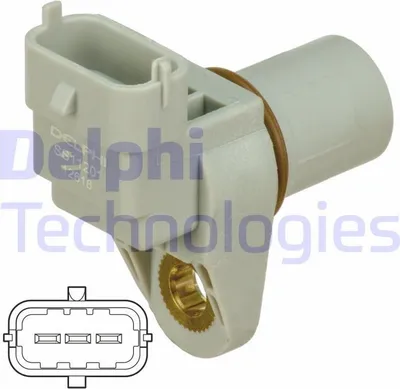 Produktbild von DELPHI Nockenwelleposition Sensor passend für MERCEDES-BENZ C-Klasse Limousine (W203) Nockenwellen SS11201