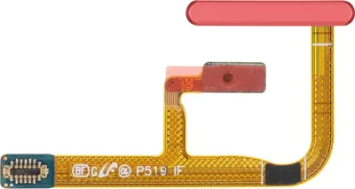 Obrázok produktu pre Clappio, náhradný snímač odtlačkov prstov Galaxy Z Flip7, červený