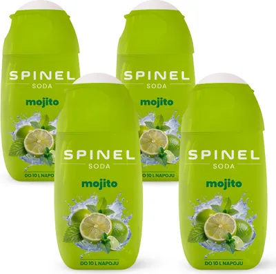 Image de Sirop Spinel Soda Mojito 65ml, 4 pièces pour appareil à gazéifier SodaStream
