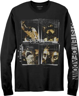 Obrázek produktu pro System Of A Down - Tričko pro muže/dámy Uni s dlouhým rukávem RO1639 (M) (Black)
