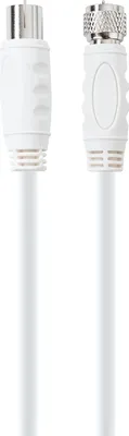 Produktbild von Adapterkabel F- auf IEC-Stecker 1,5 - 5 m 90 dB, Kabellänge:5 m