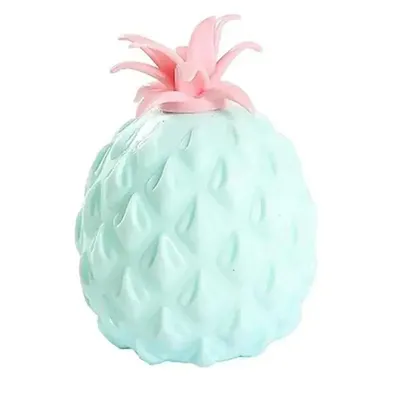 Produktbild von Premium-Ananas-Quetschball, Stressball-Squishy, ​​Slow-Rising-Ananas-Fidget, virales Spielzeug - Grun