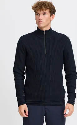 Produktbild von Casual Friday CFKarl Herren Strickpullover Troyer Grobstrick Pullover mit Troyerkragen 100% Baumwolle Regular fit