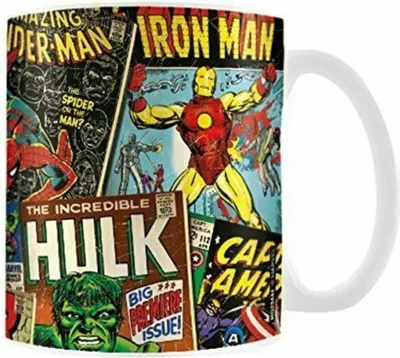 Produktbild von Marvel - Kaffeebecher "Retro", Comic-Titelbild PM2118 (Einheitsgröße) (Bunt)