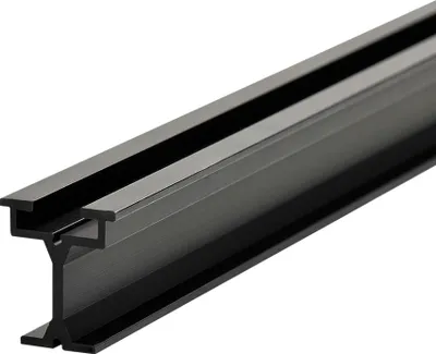 Obrázok produktu pre Wentex Eurotrack - koľajnica - čierna 200 cm (L) - eloxovaná