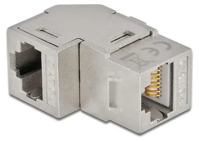 Zdjęcie produktu dla Moduł keystone Delock RJ45 żeński na RJ45 żeński kat. 6A