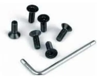Produktbild von Simoni Racing Montageschrauben für Lenkräder - 6 Stück, Schwarz