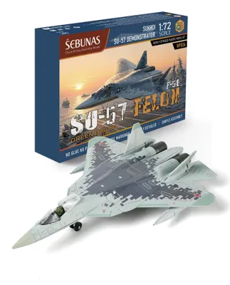 1:72 SU-57 Kampfflugzeug Modellbausatz, Kunststoff
