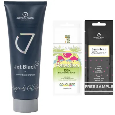Obrázek produktu pro 7Suns Jet Black Bronzer Sada Na Opalování