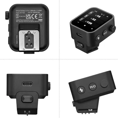 Obrázok produktu pre GODOX X3L 2,4 G bezdrôtový vysielač blesku, TTL automatický blesk s veľkým dotykovým displejom OLED, viacero režimov, pripojenie USB, 32 kanálov, 16 skupín, kompatibilné fotoaparáty Leica