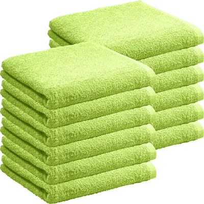 Produktbild von REDBEST Handtuch Oceanside" 12er-Pack apfelgrün 50x80 cm"