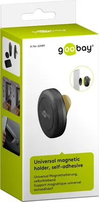 Produktbild von Goobay 62089, Handy/Smartphone, Passive Halterung, Auto/Innenbereich, Schwarz