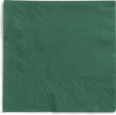Produktbild von MANK Serviette in Dunkelgrün aus Tissue 3-lagig, 33 x 33 cm, 100 Stück