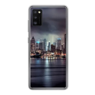 Produktbild von MuchoWow® Handyhülle Schutzhülle Hülle für Samsung Galaxy A41 New York - Amerika - Skyline Silikon Softcase Handy Hülle - Mobiltelefon