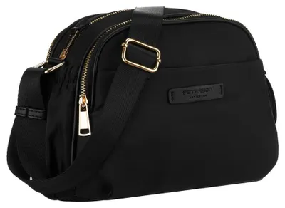 Obrázek produktu pro Peterson dámská crossbody kabelka nylonová černá 26×19 cm