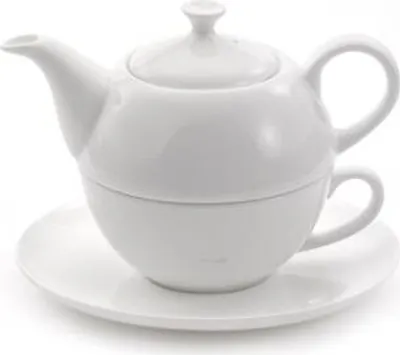Produktbild von Tea for one Set "Sophie" Bone China, 4 teilig Kanne: 0,45 l, Tasse: 0,25 l