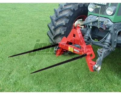 Produktbild von Ballengabel für Dreipunktaufnahme Gerätedreieck Kat.1 und 2 Heugabel Traktor