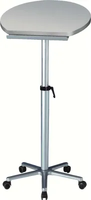 Produktbild von MAUL Stehtisch höhenverstellbar Sternfuß Rollen 61 x 61 x 120 cm grau