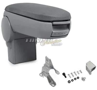 Produktbild von Mittelarmlehne Armlehne MAL SET für VW Golf 4 IV / Bora + Variant in Stoff GRAU