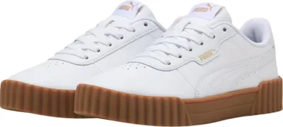 Produktbild von Puma - Damen Sneaker "Carina 3.0", Leder PP7009 (38 EU) (Weiß/Braun)